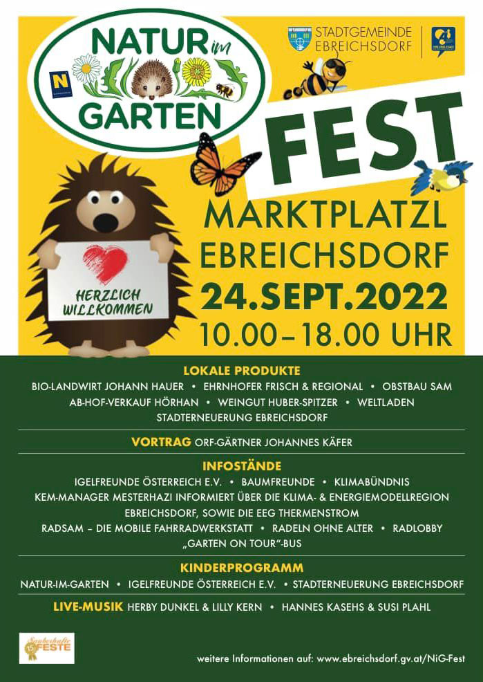 Natur im Garten Fest Ebreichsdorf