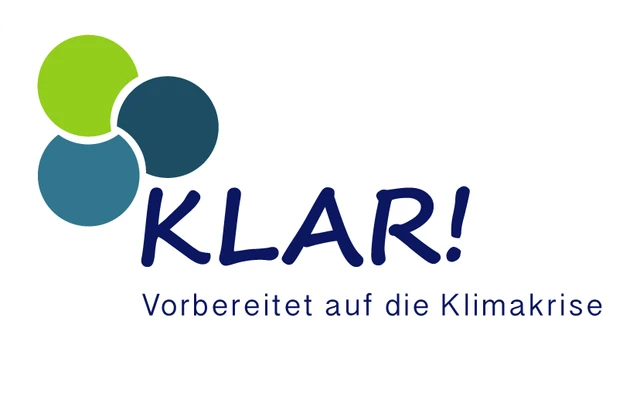 Logo KLAR! – Vorbereitet auf die Klimakrise