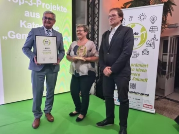 Juni 2022: Teesdorf gewinnt auch den &quot;Heute For Future&quot;-Award in der Kategorie Gemeinden &amp; Städte